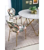 BONELLO TABLE, TOP - GRAY MARMUR, LEGS - GOLD order